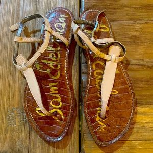 Sam Edleman nude sandals